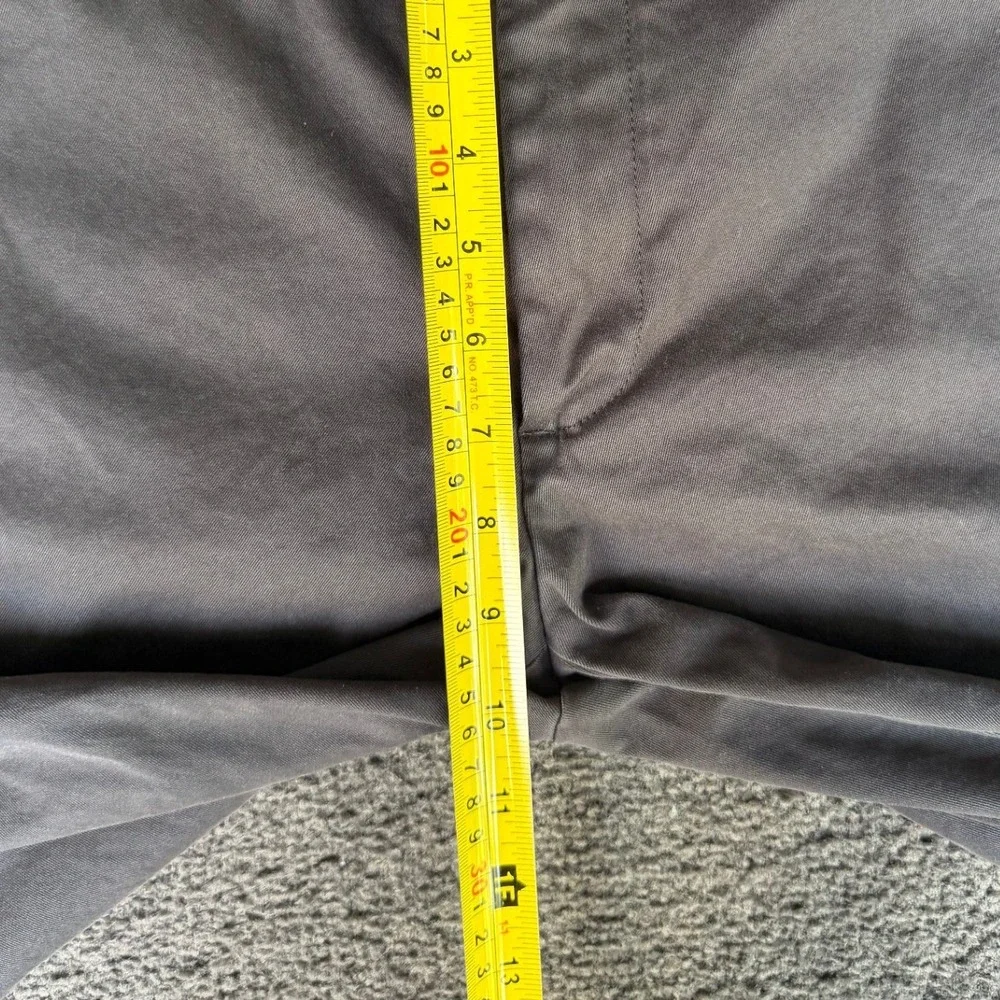 Banana Republic Fulton Chino Pants Mens 30x32 Grey Skinny Fit Cotton Trousers